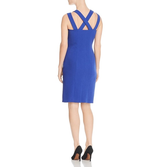 Hugo Boss Dresses Nwt Hugo Boss Daphima Blue Sheath Work Dress Poshmark